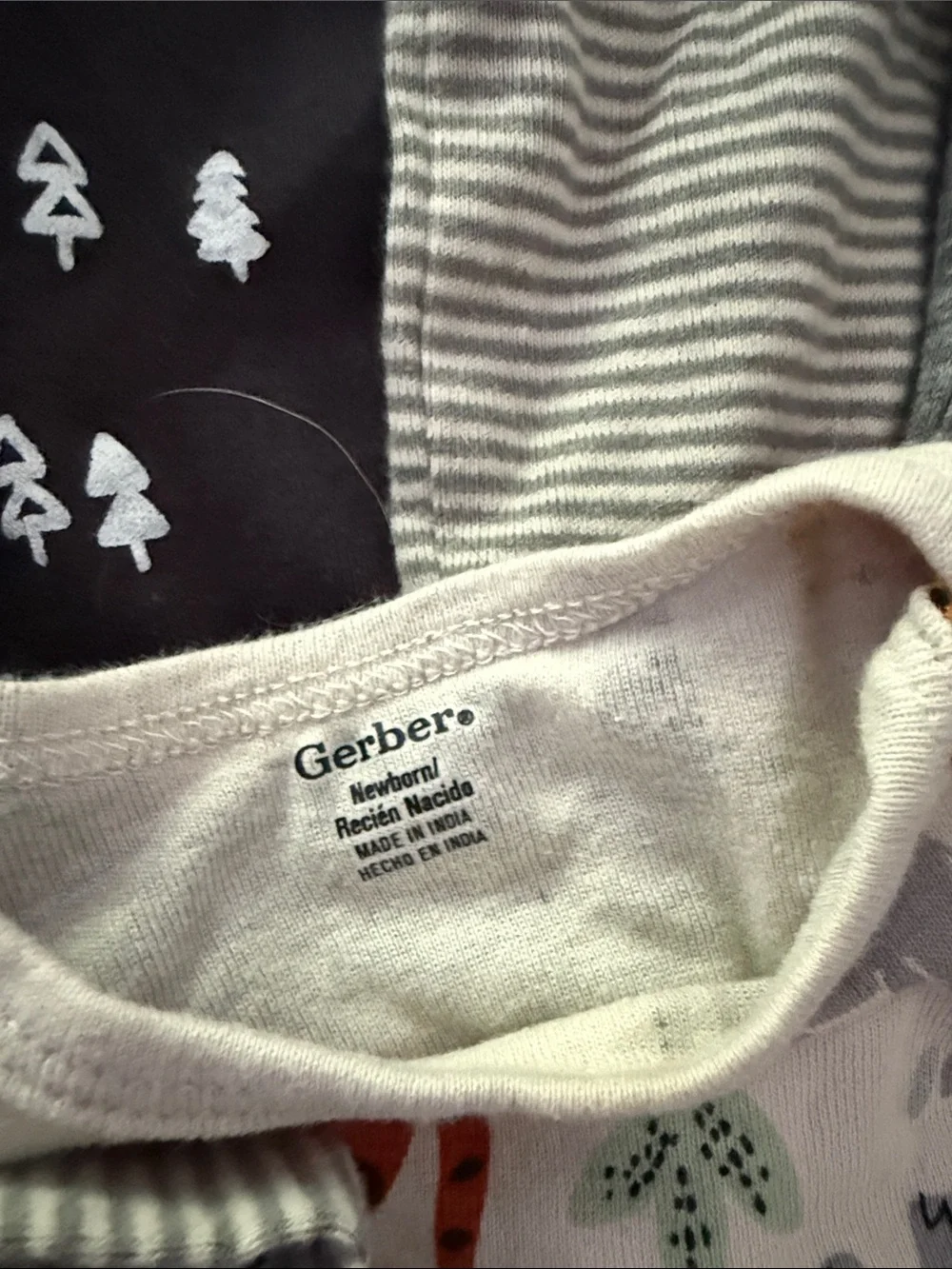 Gerber Baby Sweater Set in White, Gray, Navy, Green